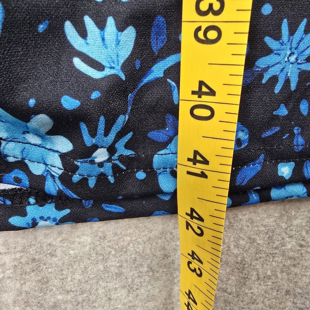 Shein Womens Floral Button-Down Shirt Dress Multicolor Size M Polyester - Picture 8 of 8